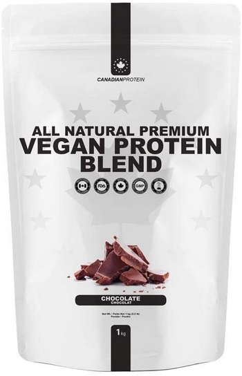 Canadian Protein Vegan Protein Blend Powder - Chocolate Flavor